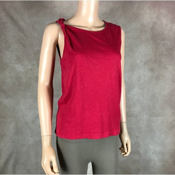 CURRENT/ELLIOTT Linen & Cotton Red Tank Top NWT Size 1=SMALL - Picture 8 of 15